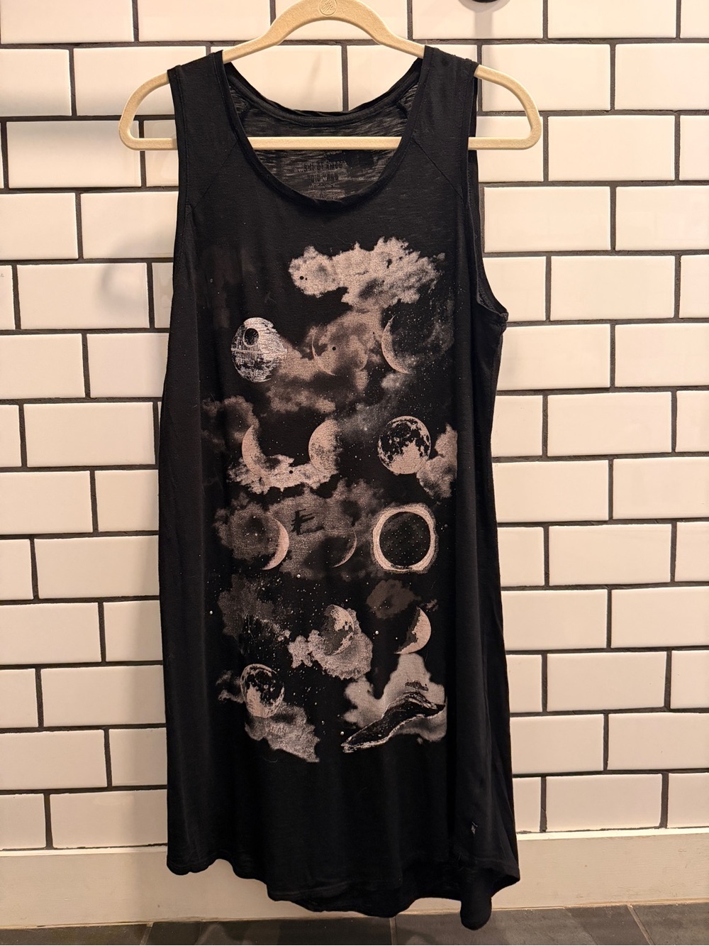 Rock & Republic Star Wars Death Star Graphic Sleep Tank
